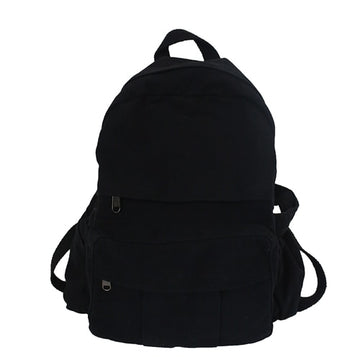Kylethomasw Vintage Casual Backpack Women Travel Bag  Fashion High Capacity Solid Color Women's Backpack Student Zipper School Bag